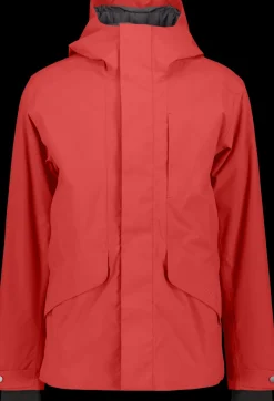 Discount Didriksons Adam Jacket Ochre Red