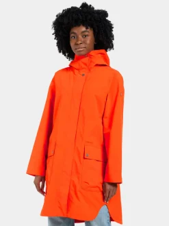 Discount Didriksons Adria Parka Tangerine Red