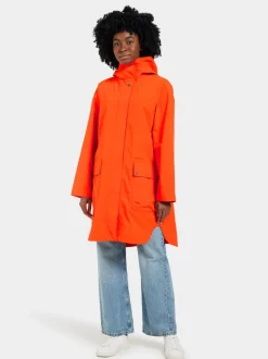 Discount Didriksons Adria Parka Tangerine Red