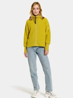 Online Didriksons Alexa Full-Zip Yellow Bloom