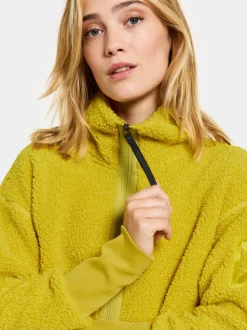 Online Didriksons Alexa Full-Zip Yellow Bloom