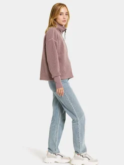 Discount Didriksons Alexa Full-Zip Faded Wine
