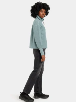 Online Didriksons Alexa Full-Zip Factory Blue