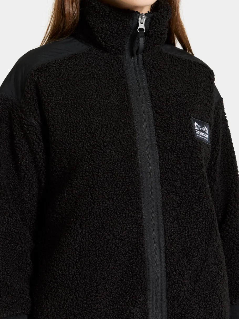 Discount Didriksons Ampere Kids' Full-Zip Long Black