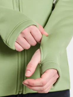 Sale Didriksons Annema Full-Zip Soft Green