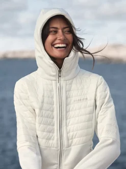 New Didriksons Annema Full-Zip Shell White