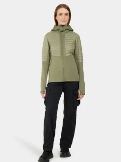 Hot Didriksons Annema Full-Zip Wild Forest Green