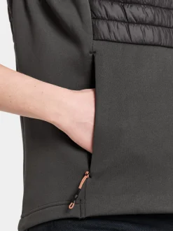 Online Didriksons Annema Vest Coal black