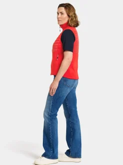 Discount Didriksons Annema Vest Lava Red