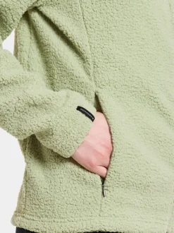 Sale Didriksons Anniken Full-Zip Soft Green