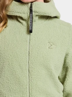 Sale Didriksons Anniken Full-Zip Soft Green