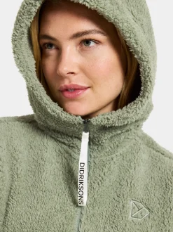 New Didriksons Anniken Full-Zip Light Moss