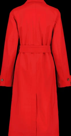 Online Didriksons Beata Coat Long Chili Red