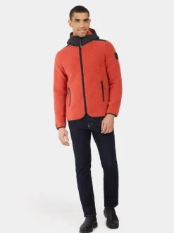 Clearance Didriksons Benno Full-Zip Ochre Red