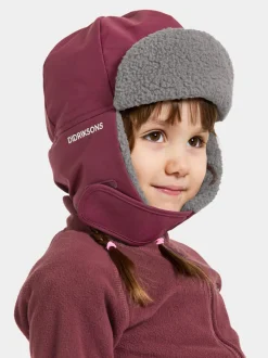 Best Didriksons Biggles Kids' Cap Classics Rusty Wine