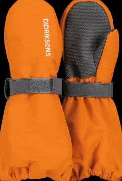 Didriksons Biggles Kids' Mittens Orange Jam