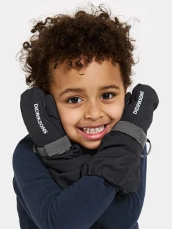 Online Didriksons Biggles Kids' Mittens Black