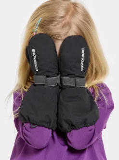 Online Didriksons Biggles Kids' Mittens Black