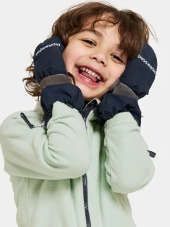Discount Didriksons Biggles Kids' Zip Mittens Navy