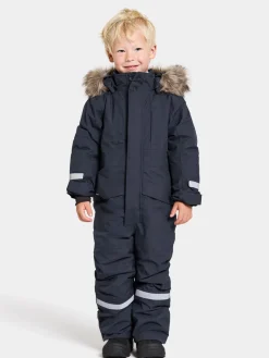 New Didriksons Björnen Kid's Coverall Navy