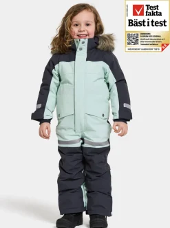 Best Didriksons Bjärven Kids' Coverall Pale Mint