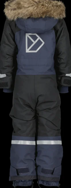 Discount Didriksons Bjärven Kids' Coverall Navy