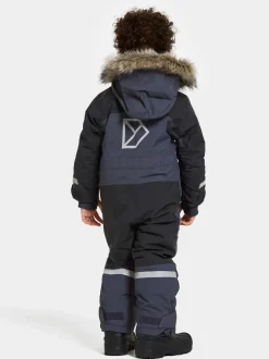 Discount Didriksons Bjärven Kids' Coverall Navy