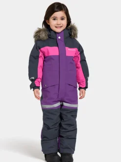 New Didriksons Bjärven Kids' Coverall Royal Purple