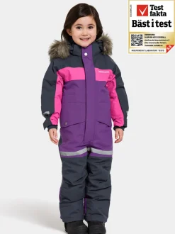 New Didriksons Bjärven Kids' Coverall Royal Purple