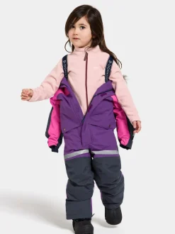 New Didriksons Bjärven Kids' Coverall Royal Purple