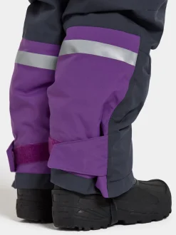 New Didriksons Bjärven Kids' Coverall Royal Purple
