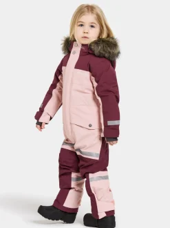 Best Didriksons Bjärven Kids' Coverall Dusty pink