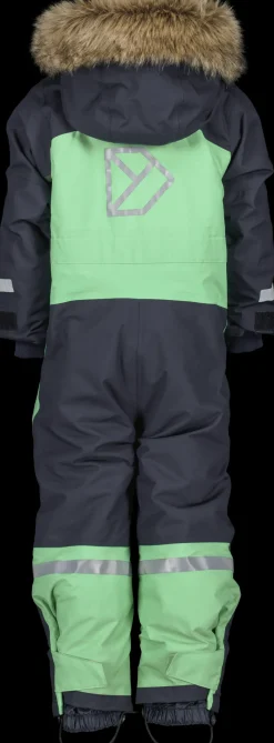Didriksons Bjärven Kids' Coverall Dusty Lime