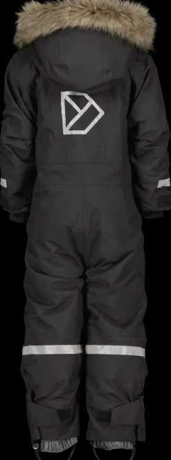 Didriksons Bjärven Kids' Coverall Black