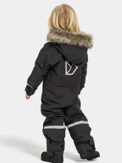 Didriksons Bjärven Kids' Coverall Black