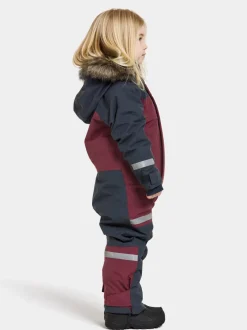 Hot Didriksons Bjärven Kids' Coverall Rusty Wine