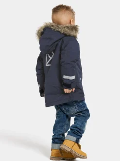 Outlet Didriksons Bjärven Kids' Parka Navy