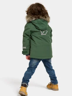 Hot Didriksons Bjärven Kids' Parka Pine Green