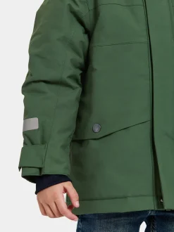 Hot Didriksons Bjärven Kids' Parka Pine Green