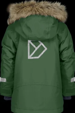Hot Didriksons Bjärven Kids' Parka Pine Green