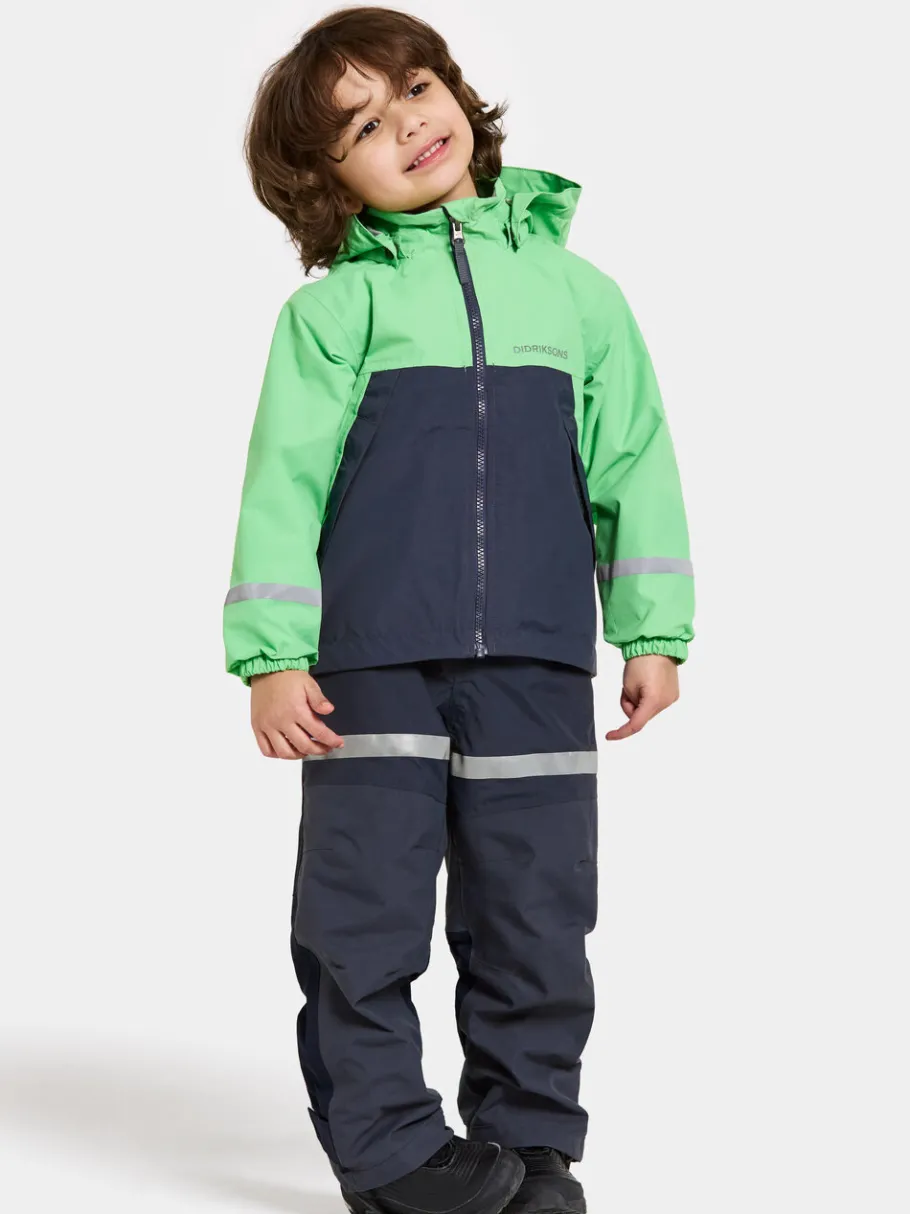 Online Didriksons Bladet Kids' Jacket Dusty Lime