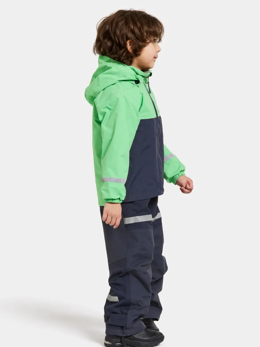 Online Didriksons Bladet Kids' Jacket Dusty Lime