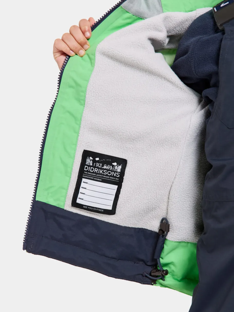 Online Didriksons Bladet Kids' Jacket Dusty Lime
