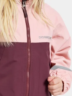Hot Didriksons Bladet Kids' Jacket Dusty pink