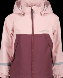 Hot Didriksons Bladet Kids' Jacket Dusty pink