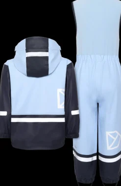 Outlet Didriksons Boardman Kids' Set Light Sea Blue