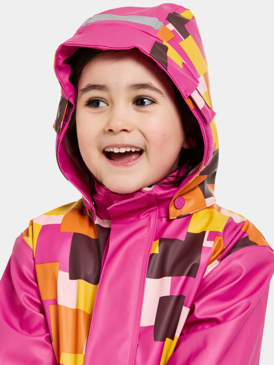 Online Didriksons Boardman Printed Kids' Set Post-it Pink