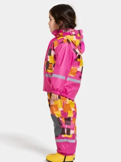 Online Didriksons Boardman Printed Kids' Set Post-it Pink