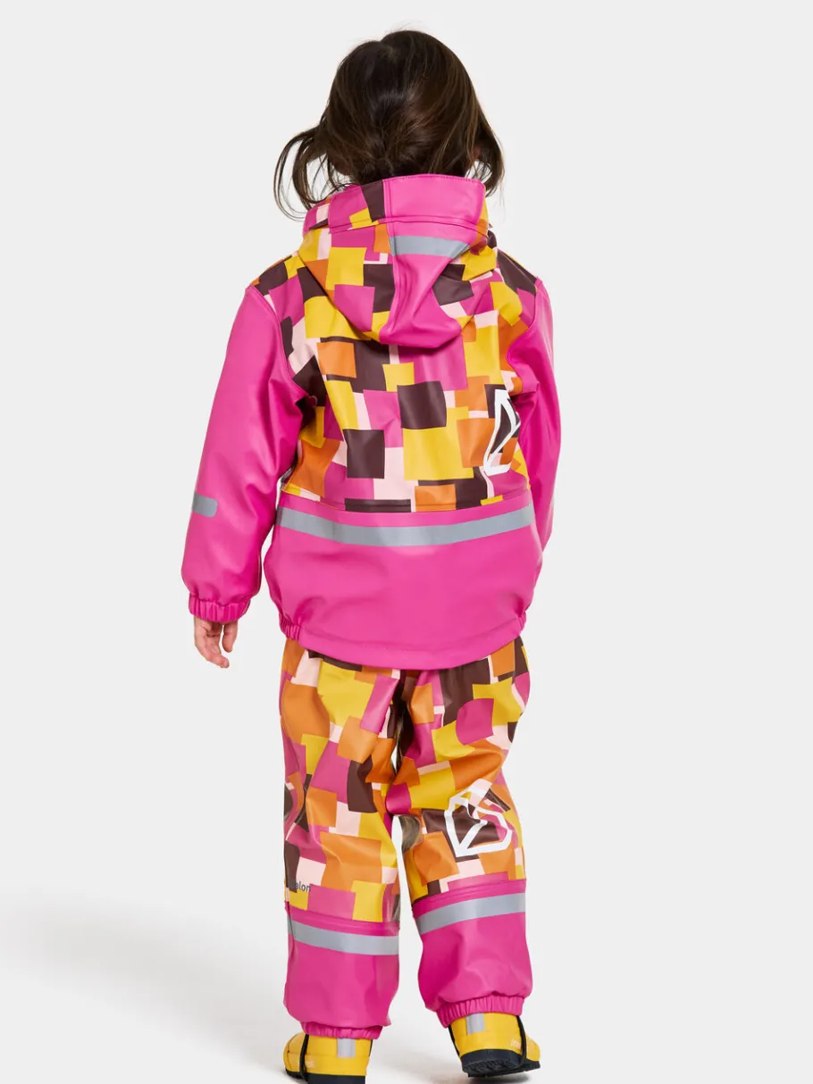 Online Didriksons Boardman Printed Kids' Set Post-it Pink