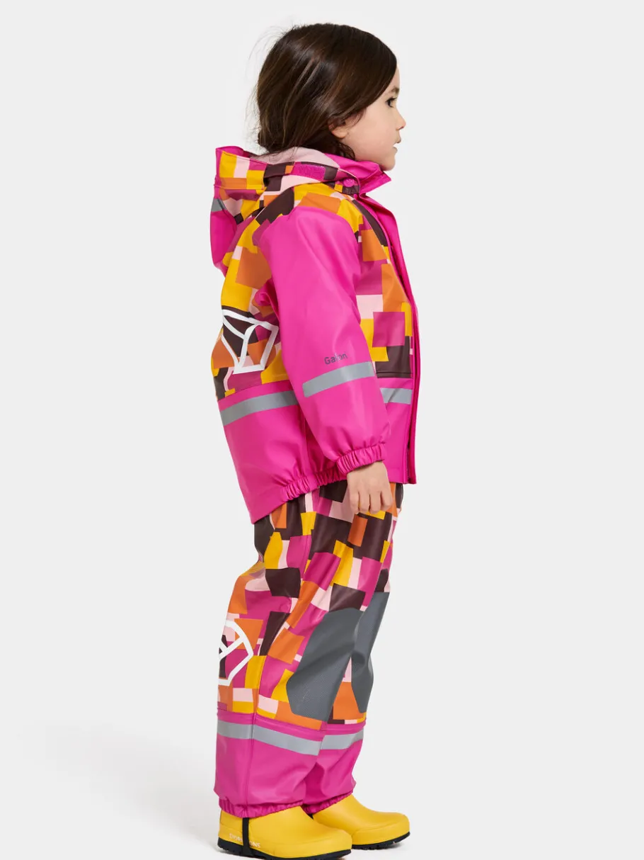 Online Didriksons Boardman Printed Kids' Set Post-it Pink